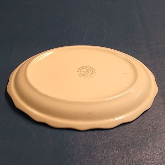 Syracuse China Grecian pattern 10 inch Platter Cottagecore Grandmacore - Picture 2 of 4